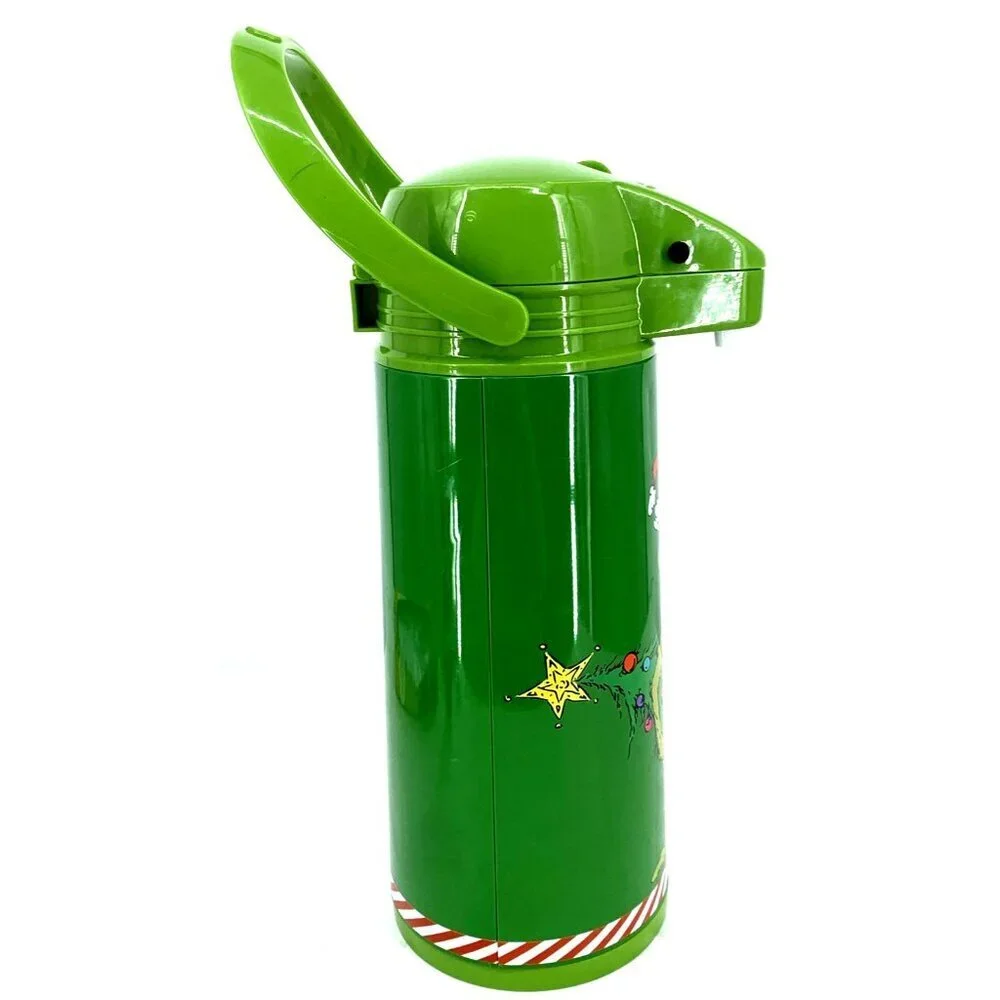 Grinch Insulated Thermal Carafe Pump Williams Sonoma Green NWT